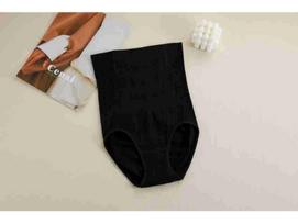 High-Waisted Tummy Control Pants: Seamless Waist Cincher and Hip Lifting Body Shaper for Postpartum Shaping, Women’s Autumn Winter. XXL (145-165 jin) juoda