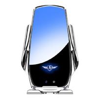 360 Degree Rotating Air Vent Mounted Stand Car Phone Stand 15W Wireless Fast Charging Holder Shockproof Magnetic Stand