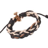 Bohemia Punk Twisted Wax Rope Bracelet For Man Hand Woven Hemp Rope Adjustable Bracelet Unisex Accessories Designer  Gift Resizable