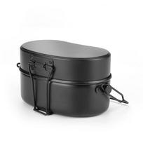 German Style Aluminum Outdoor Lunch Box 1 juoda