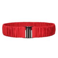 Casual Stretch Waistband Buckle 5cm wide Down Jacket Waistband Fashion Down Coat Waist Belt raudona