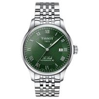 TISSOT Automatinis Mechaninis Judėjimas Vyriški Laikrodžiai Laikrodis 39.3mm Žalias Ciferblatas Nerūdijančio Plieno Apyrankė T006.407.11.093.00 Green Dial