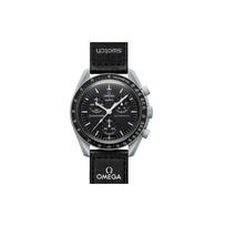 Swatch X Omega Biokeraminis MoonSWATCH Misija į Mėnulį SO33M100 SO33M100 Black Dial black