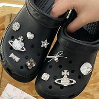 Cute Cartoon Hello Kitty Sweetheart Planet Shoe Charms Set Removable Lovely Shoe Decoration Accessories Gift