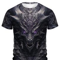 Men's Graphic Dragon T Shirt Short Sleeve T shirt 3D Print Crew Neck Shirt Daily Designer Retro Vintage Sports Outdoor Holiday XL