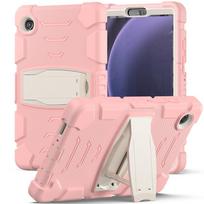 Heavy Duty Rugged Armor Silicone Case for Samsung Galaxy Tab A11 Plus 11inch SM-X230 SM-X236 A9 Plus SM-X210 Shockproof Cover A9 Plus 11 inch rožinė