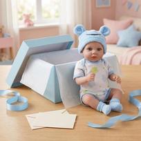 Mini silikoninė reborn lėlė 12 colių reborn kūdikio lėlės žaislas gray