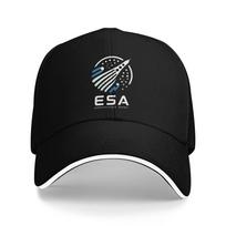 Collection  Seven Different Styles ESA Black Camping Baseball Caps  Adult Unisex Beach Sun Hat Peaked Cap One Size