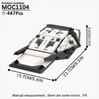 MOOXI Interstellar Sci-Fi Movie Scene Spaceship Adults Building Blocks Set MOC Bricks Model Kit DIY Toys For Kids Boys Girl Gift