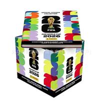 FIFA Pasaulio taurė 2026 Oficialus lipdukų rinkinio albumas Lipdukų pakuotė Kolekcionuojama knyga Futbolo gerbėjo dovana Suvenyras 25 packs of stickers