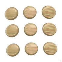 Plastic Trumpet Cornet Key Buttons Mica Inlays For Accessories
