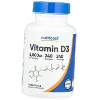 Vitamin D3, Vitamin D3 5000, Nutricost  240 softgels (36647058) 240softgels