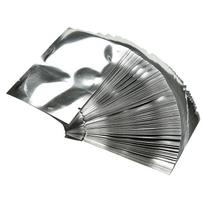 100 X Sidabrinis aliuminio folijos Mylar maišelis Vakuuminiai maišeliai Sandariklis Maisto laikymo pakuotė 7*10cm gray