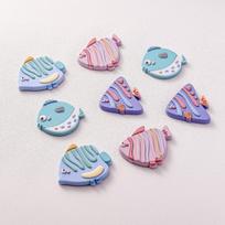Mushroom Pumpkin Pumpkin Kusama Wind Refrigerator Sticker Decoration Soft Rubber Magnet Strong Attraction Cartoon Magnetic Sticker Colorful fish 4pcs