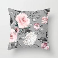 Super Cushion Cover Pillowcase Sofa Living Room Flower Decoration Pillow Nordic 16x16Inch