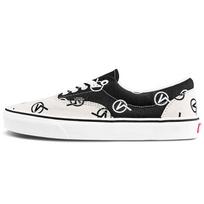 Vans Era Full Print Retro Casual Skate Shoes Unisex Black Beige 'Black White' VN0A4BV417H 37