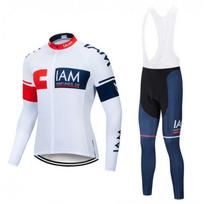 2026 Tour De France Version IAM Long-sleeved Cycling Suit, Roller Skating Suit, Balance Bike Suit, Baseball Suit XS