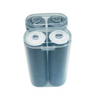 Skyrius 20700 21700 Plastikinis permatomas Pp akumuliatoriaus laikymo dėžutė 21700 saugojimo dėžutė gray