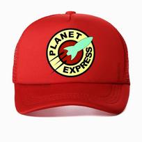 Planet Express Funny Logo Design baseball cap Futurama Graphic Printed caps Cotton Casual Fashion Streetwear Hip Hop hat Adjustable