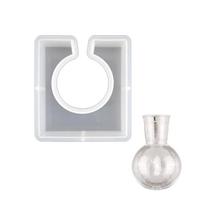 Round Shaped Epoxy Resin Molds for Vase Plant Propagation Station Hydroponic Flower Vase Silicone Mold DIY Epoxy Casting