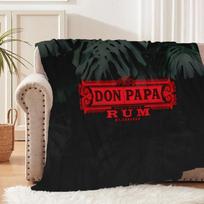 Don Papa Rum Wine Art Patterns Blanket Animals Flannel Blanket Cosy Lazy Couch Cover Blanket Super Soft Sheet Mattresses 75x90cm
