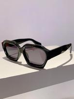 New Stylish Vintage Outside Shades Trendy Designer UV400 Women Eyeglasses KAMMPT Oversized Square Shape Sun Glasses Other