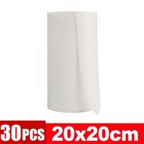 300pcs Disposable Lazy Rags Thickened Non-woven Dishcloths Kitchen Roller Cleaning Dishes Cloth Super Absorbent Towels Cleaner Wipes 30Pcs (1 Roll)