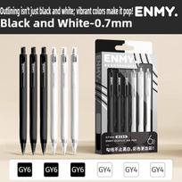 ENMY Acrylic Gel Pen Fine Tip 0.6mm Professional Art Drawing Pen Non Smudge Non Skip Rainbow Color School Supplies Stationery