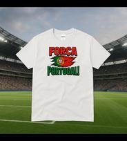 Força Portugal T-Shirt | World Soccer Fan Tee I Portugal Football Shirt 4XL