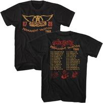Aerosmith Permanent Vacation Tour 87–88 Reprint T Shirt Full Size S5XL Unisex T-Shirt Graphic Tee L