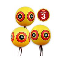 Repellent Balloons - Bird Repellent Pigeon Repeller - to Repel Pigeons, Crows and More - for Use with Ultrasonic/Spike/Net - Pack of 3
