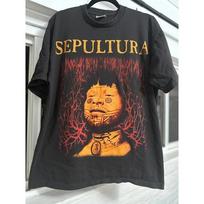 Sepultura Roots Brazilijos Metalas Vintažinis Pakartotinis Spausdinimas Marškinėliai Pakartotinis Spausdinimas S5XL Unisex Marškinėliai S įvairiaspalvis