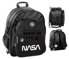 Nasa School Backpack For Boys, Grades 1-3 juoda
