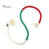 Promote Exercise Cat Toy Teething Chew Toys Gum Protection Boredom Relief Interactive Bite-resistant Teeth Cleaning Dental Cotton Rope for Aggressive raudona