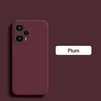 Poco F5 pro PocoF5 Case Square Liquid Silicone Camera Lens Protector Soft Cover For Xiaomi Poco F5 Poco F 5 PocoF5 Phone Cases Poco F5 slyva