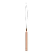 2vnt Micro Ring Loop Tool Threader traukiama adata žmogaus plaukų priauginimo įrankiui