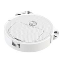 Robotas dulkių siurblys ir šluota, įkraunamas, šluojantis, siurbiantis, plaunantis 3-in-1 robotas dulkių siurblys, mini šluojantis robotas kietoms grindims balta