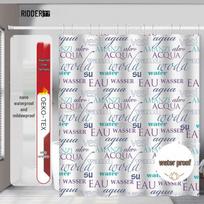 RIDDER German Imported Waterproof Shower Curtain