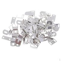 20 Set Hook And Eyes Closure Fastener For Trousers Skirt Dress sidabras