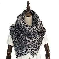 Storas Kašmyro Šalikas Moterims Leopardų Rašto Šalis Pashmina Skara Ir Apklotas Dizainas Prabangi Antklodė Stolis Bufanda Echarpe gray