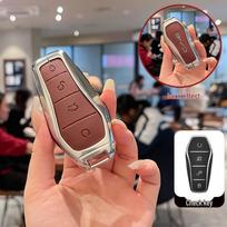BYD Car Key Case for Qin PLUS, Tang, Seagull, Seal, Dolphin, Song Plus, Han EV, Yuan Frigate