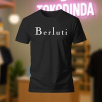 Nauji Berluti logotipo marškinėliai Juokingi Pagaminti JAV s-5xl Unisex marškinėliai XXL black