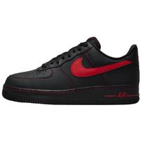 Nike Air Force 1 Breathable Low top Skateboard Shoes Men's Black Red HQ2037-005 40.5