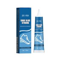 Jue-Fish Strong Shoe Glue Shoe Repair Leather Shoes Sole Multi-Purpose Glues and Adhesives Sneaker Leather Shoes Waterproof blue
