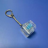 Button Keycap Finger Keyboard 4/5 Keys Decompression Keychain New Keyboard Caps  Kids 1 Key-without light