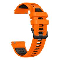 Universal 22mm Sports Silicone Strap For Garmin Forerunner 265 255 Music band For Vivoactive 4/Venu 2 45MM Bracelet Watchband 22mm black