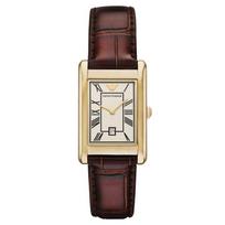 EMPORIO ARMANI Wrist Watch Quartz Movement Leather Strap 38mm Beige Watch Dial Men's Watches 50m Water Resistant AR11665 Beige Watch Dial