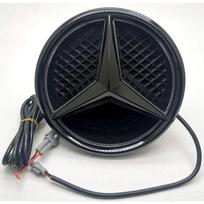 Karšta Automobilio Lipdukas Automobilio Priekinio Grotelių Žvaigždės Emblema LED Apšviečiamas Logotipas Baltas Mėlynas Raudonas Šviesos Mercedes Benz W205 C E R ML GL GLA C Glowing blue juoda