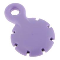 Thread Cutter Pendant Paper Distress Tool Alloy Sewing Scuffer for Knitting and Crochet Projects violetinė