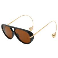 Oversized Oval Pilot Punk Sunglasses Women Big Frame New Fashion Vintage Eyewear Double Beam Sun Glasses For Ladies UV400